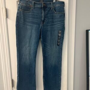 J. Crew Mid-Rise Flare Crop Jeans - Blue
